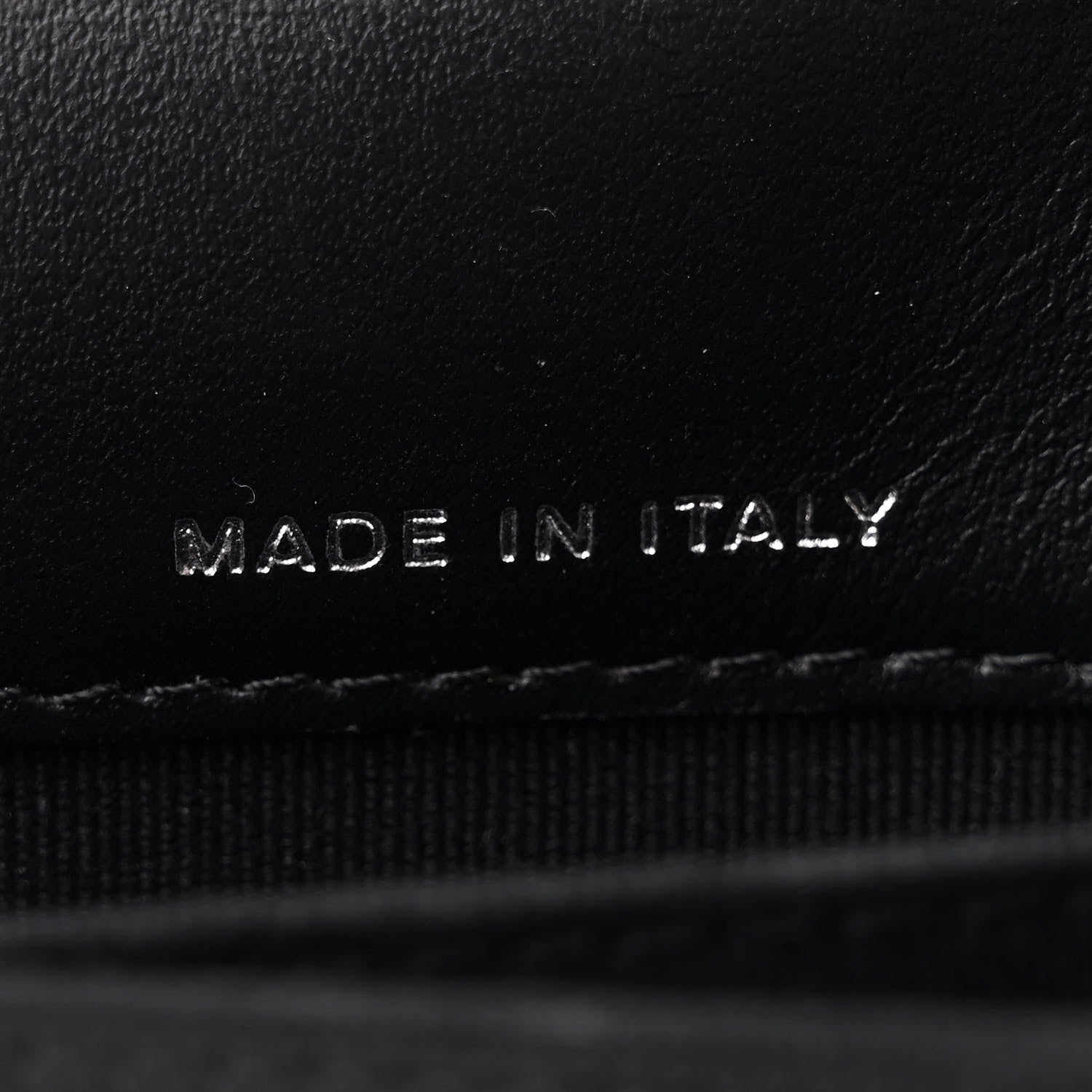 Chanel Aged Calfskin Quilted Mini Reissue Wallet On Chain WOC So Black 8 of 14