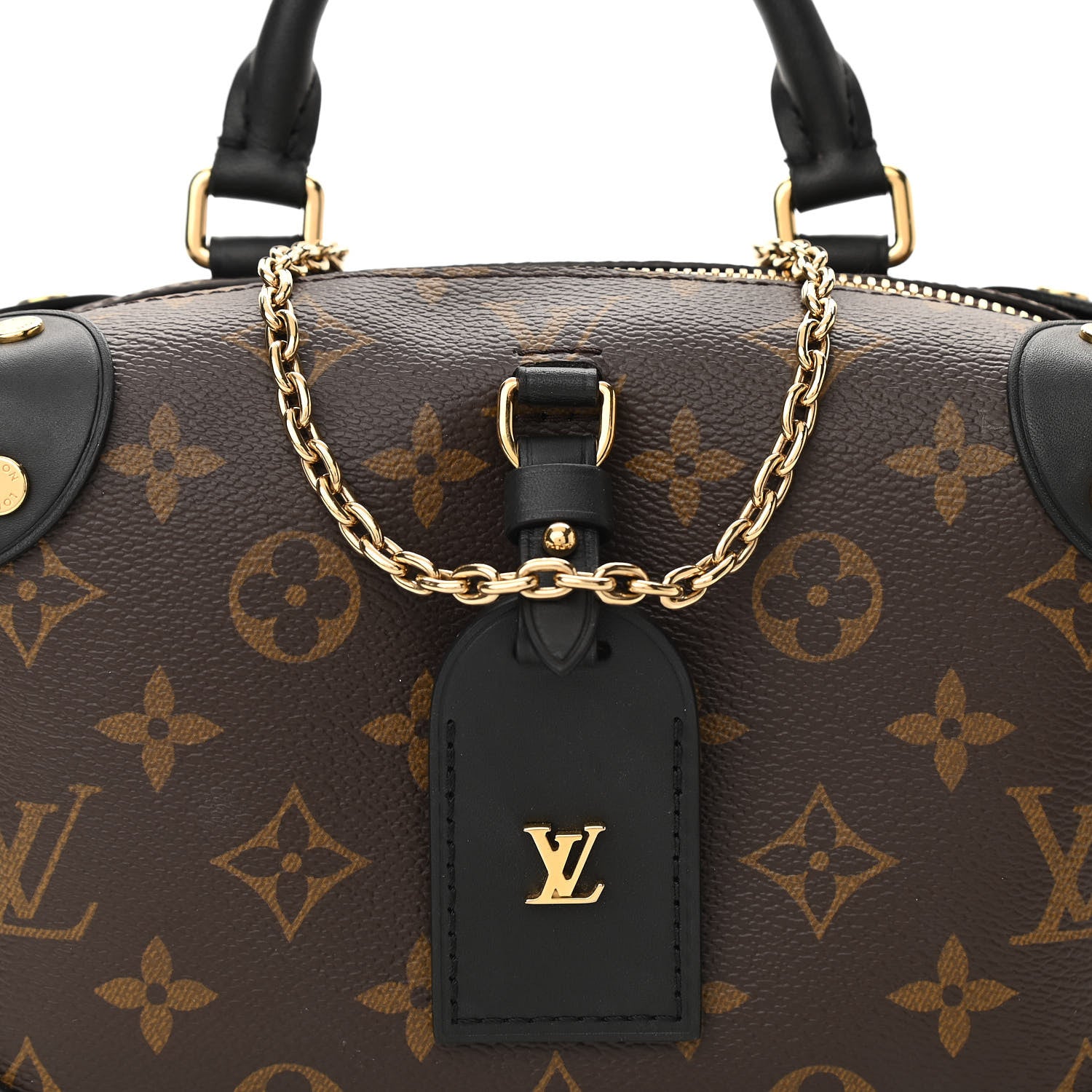 Louis Vuitton Monogram Petite Malle Souple Black 7 of 9