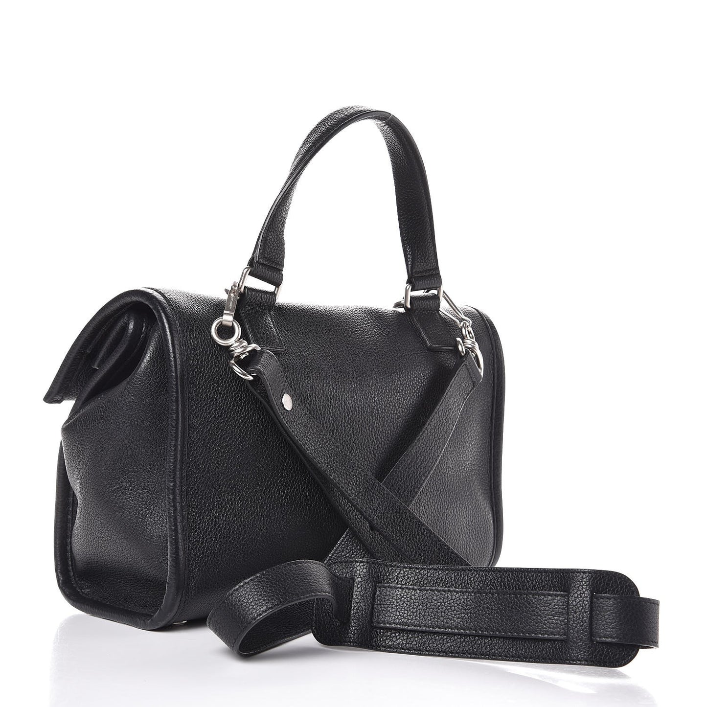 Veau Grana Small Tool Satchel Black