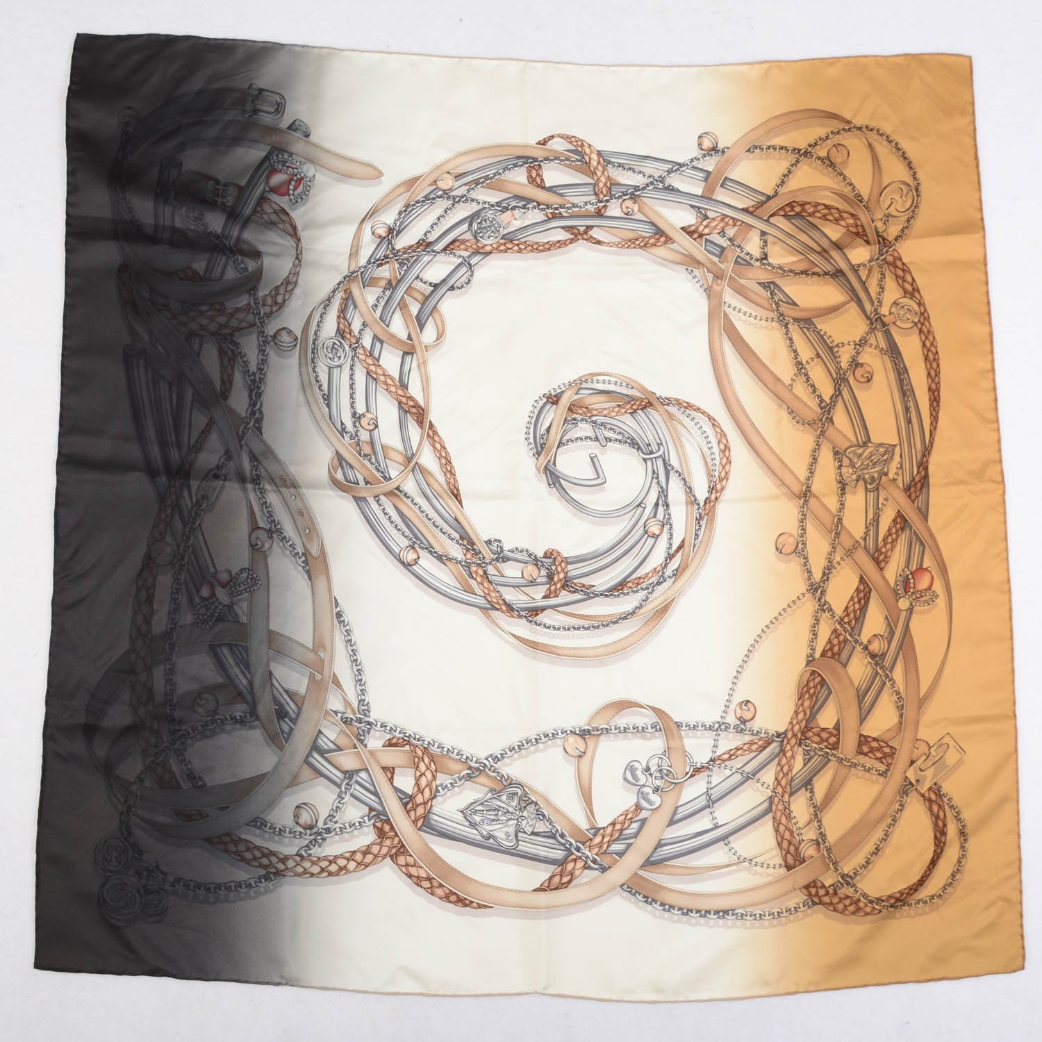 Gucci Silk Printed GG Chains Scarf 2 of 5