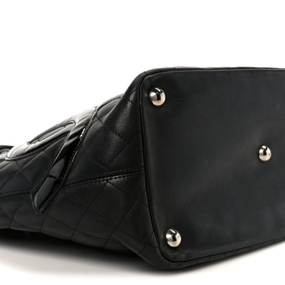 Chanel Calfskin Quilted Large Cambon Tote Black 9 of 10