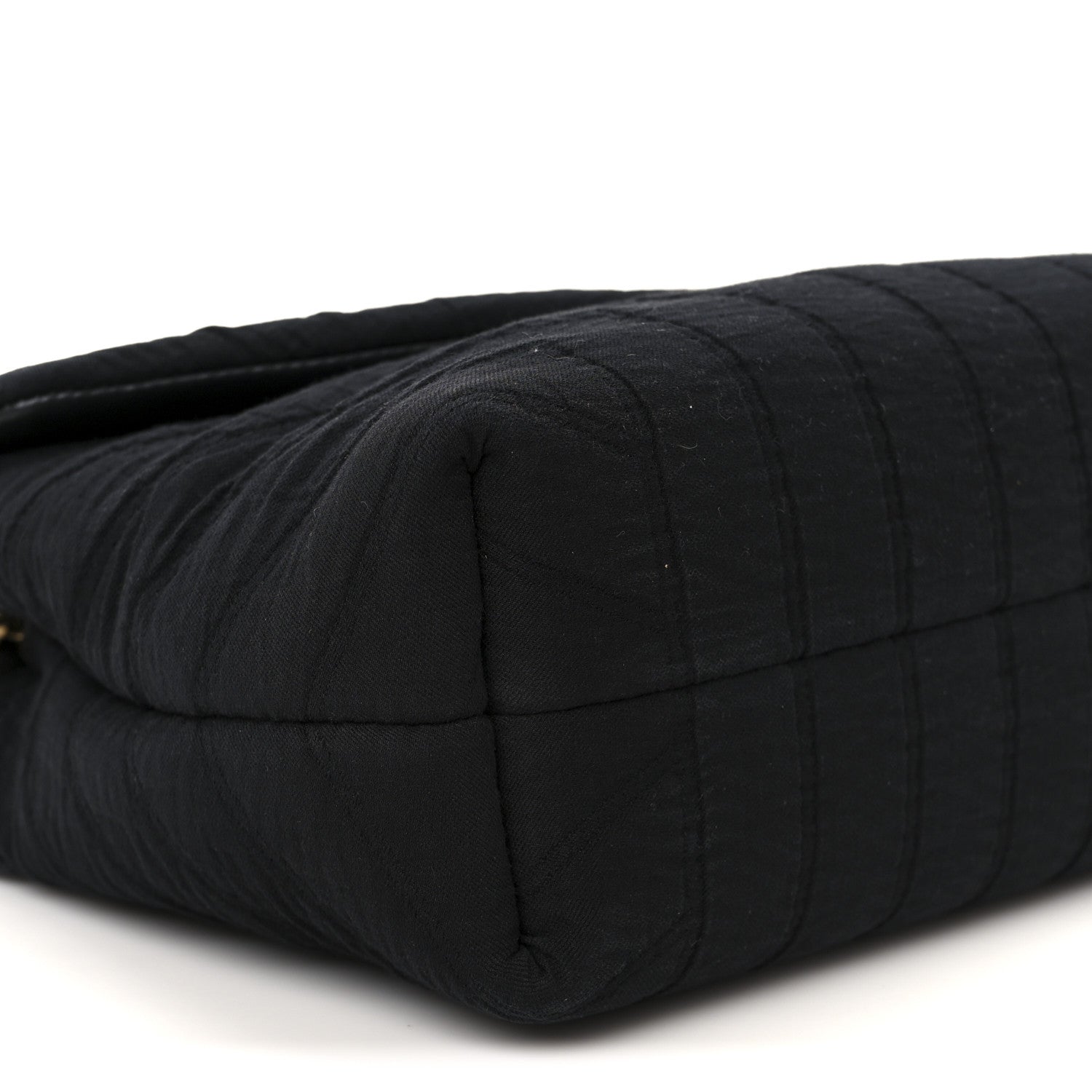 Saint Laurent Fabric Y Quilted Monogram Small Loulou Chain Satchel Black 10 of 12