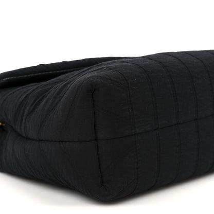 Saint Laurent Fabric Y Quilted Monogram Small Loulou Chain Satchel Black 10 of 12