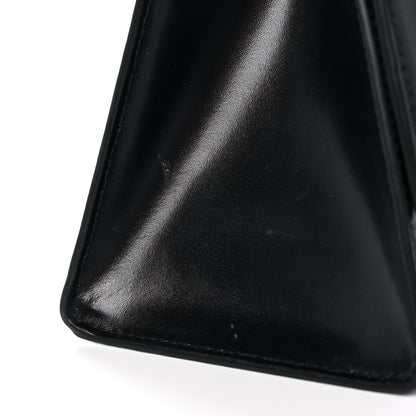 Balenciaga Shiny Box Calfskin Small Hourglass Top Handle Bag Black 16 of 16