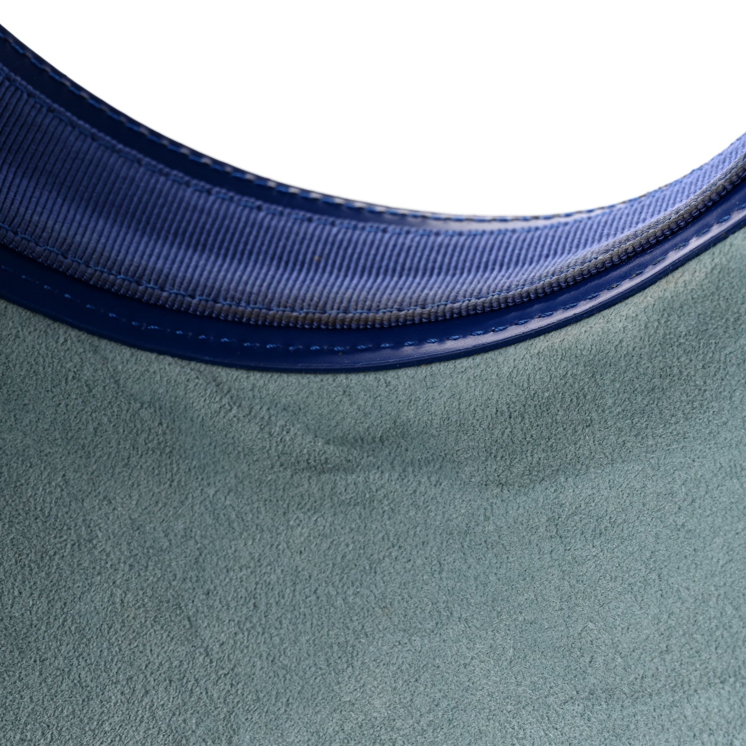 Louis Vuitton Calfskin Raffia Monogram Strawgram Visor Blue 7 of 12