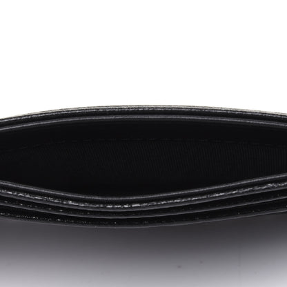 Chanel Caviar Camellia Embossed Card Holder Black 4 of 11