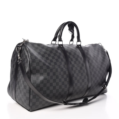 Louis Vuitton Damier Graphite Keepall Bandouliere 55 3 of 8