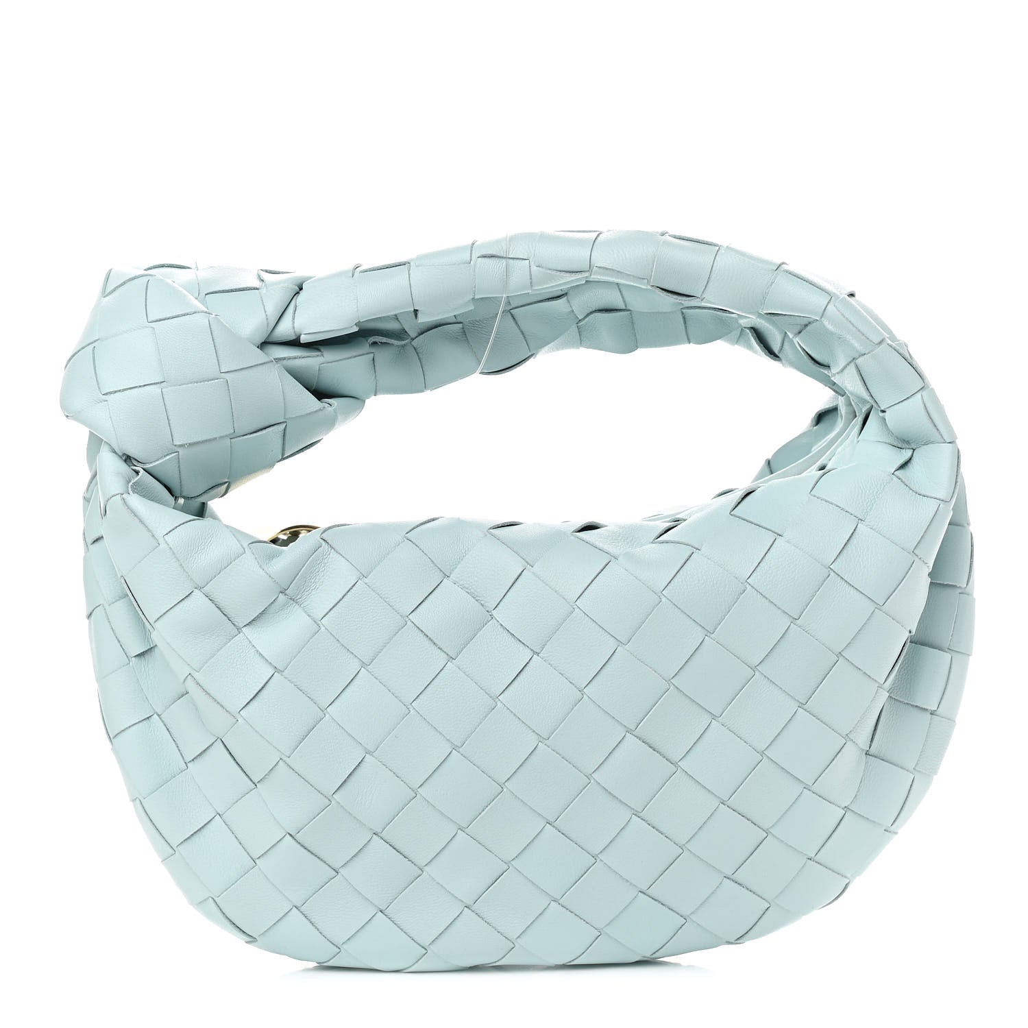 Bottega Veneta Nappa Intrecciato Mini Jodie Teal Washed 1 of 11