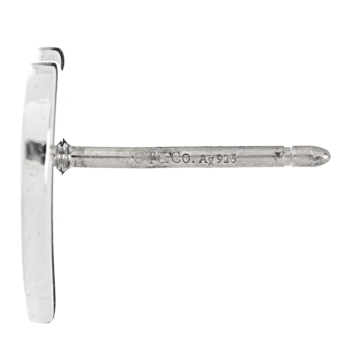 Sterling Silver Mini Return To Tiffany Heart Tag Earrings