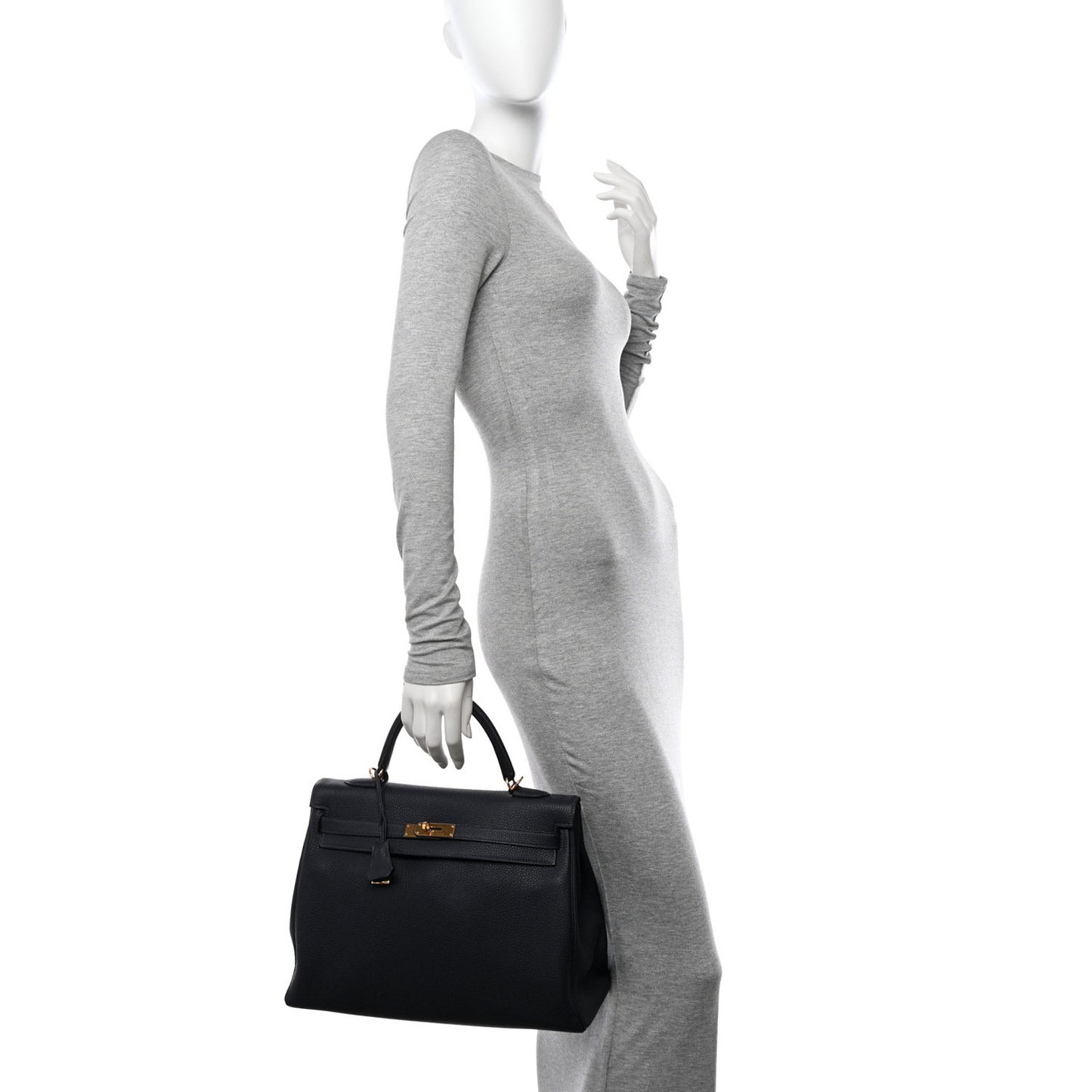 Togo Kelly Retourne 35 Indigo