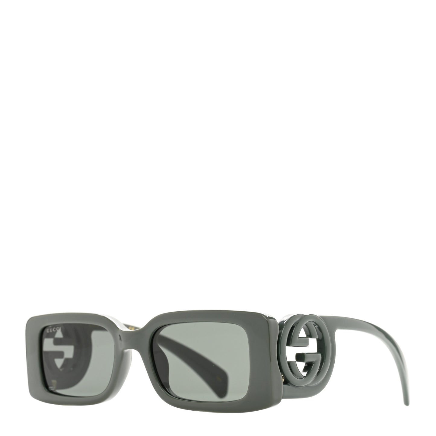 Acetate Rectangle Frame Sunglasses GG1325S Dark Grey