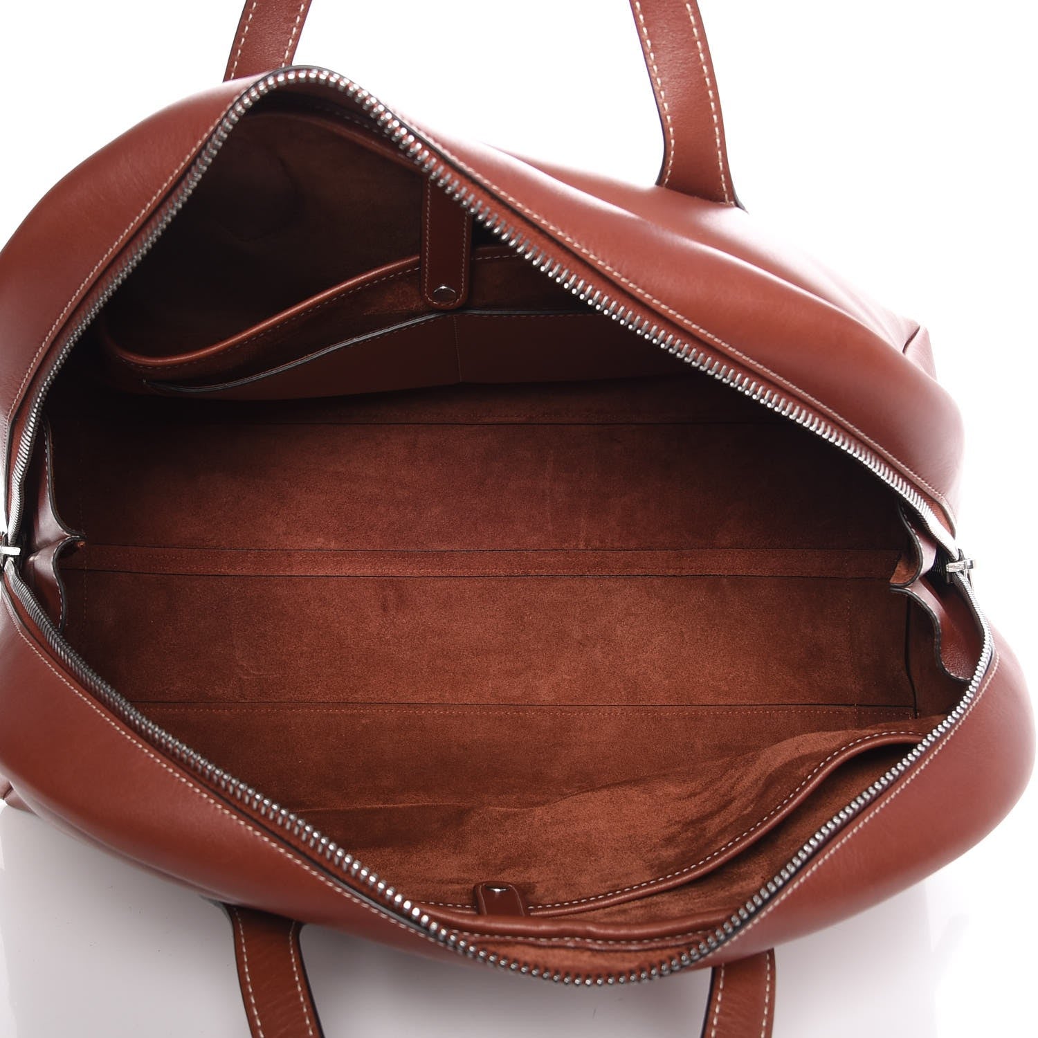 Celine Natural Calfskin Bowling Bag Teck 5 of 10