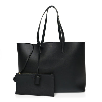 Saint Laurent Calfskin Large Shopping Tote Black 1 of 14