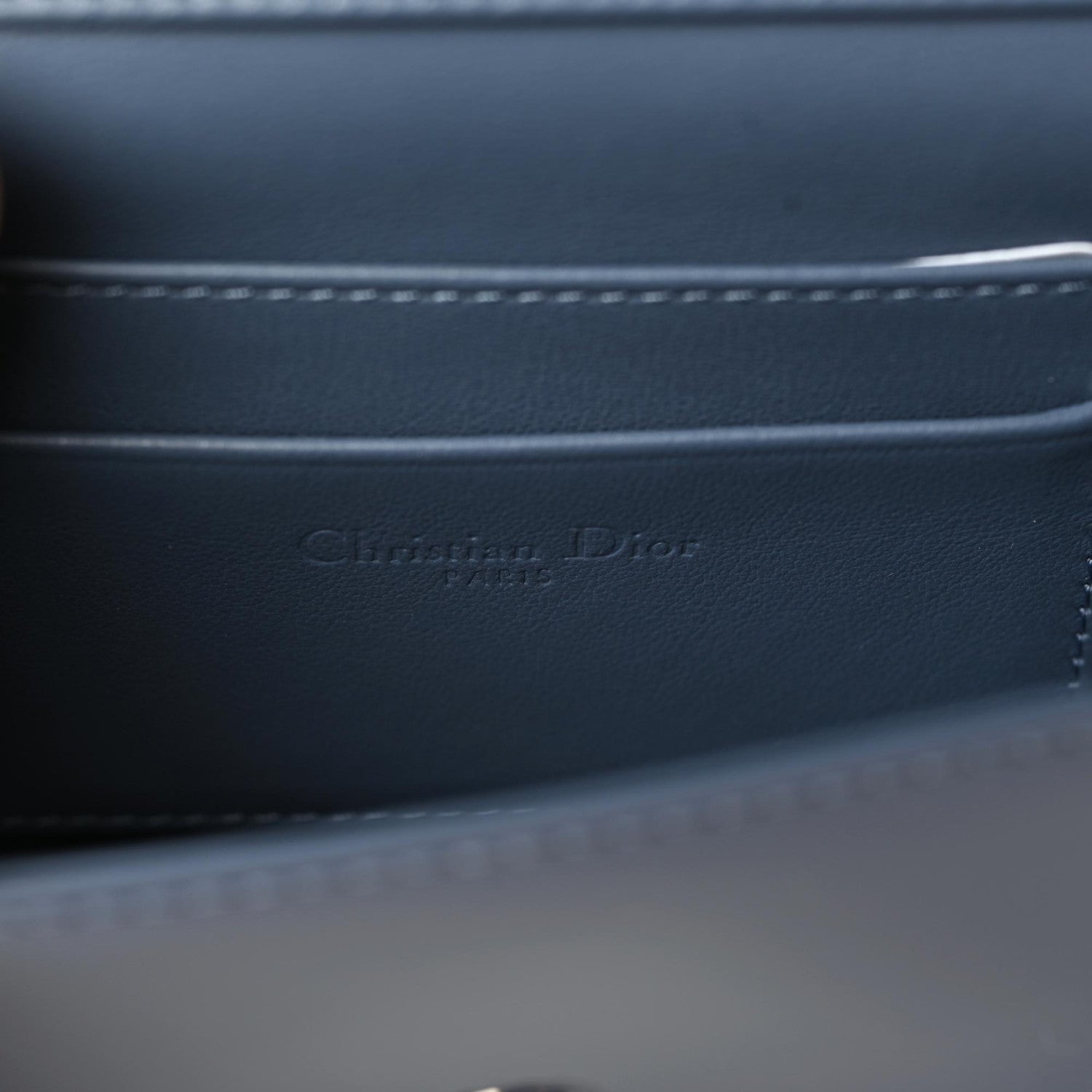 Christian Dior Patent Cannage Nano Lady Dior Pouch Cloud Blue 8 of 10