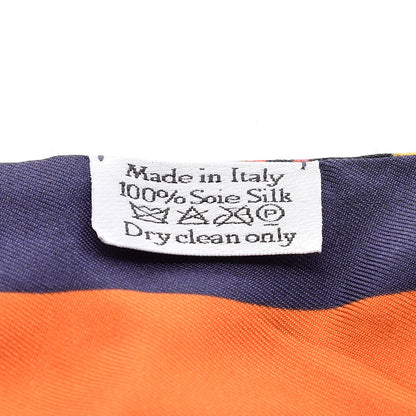 Christian Dior Silk ABCDior A Mitzah Scarf Blue Marine 4 of 5