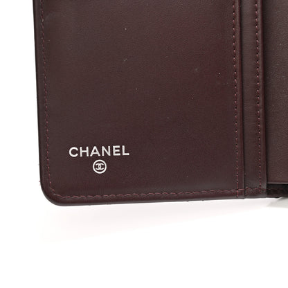 Chanel Caviar Quilted CC French Wallet Burgundy 6 of 10