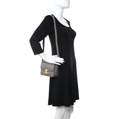 Celine Shiny Calfskin Teen Triomphe Pebble 2 of 11