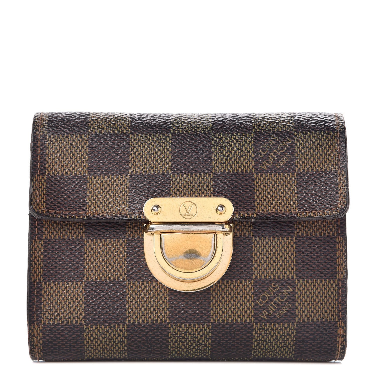 Louis Vuitton Damier Ebene Koala Compact Wallet 1 of 12