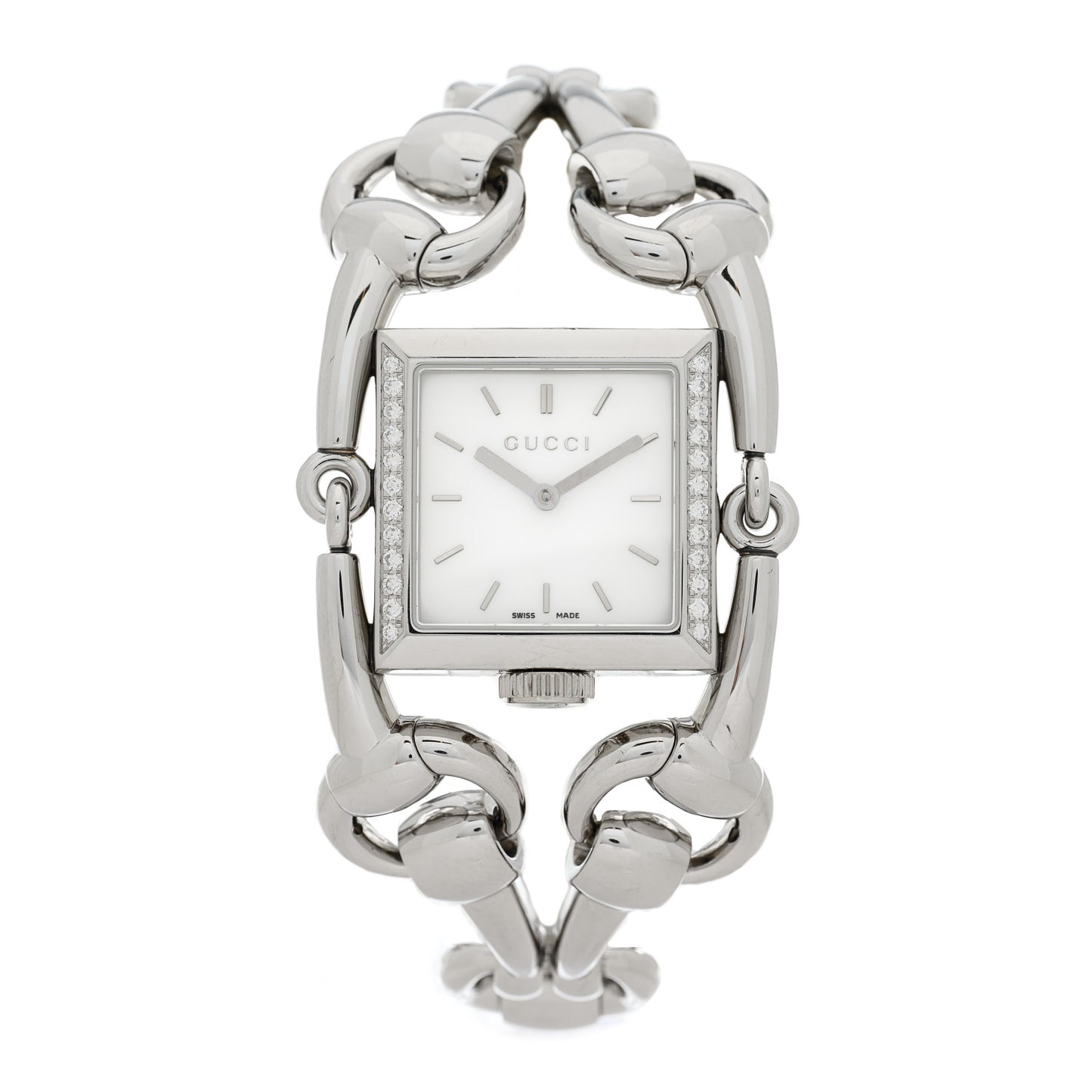 Stainless Steel Diamond Mother of Pearl 25mm Signoria Quartz Watch