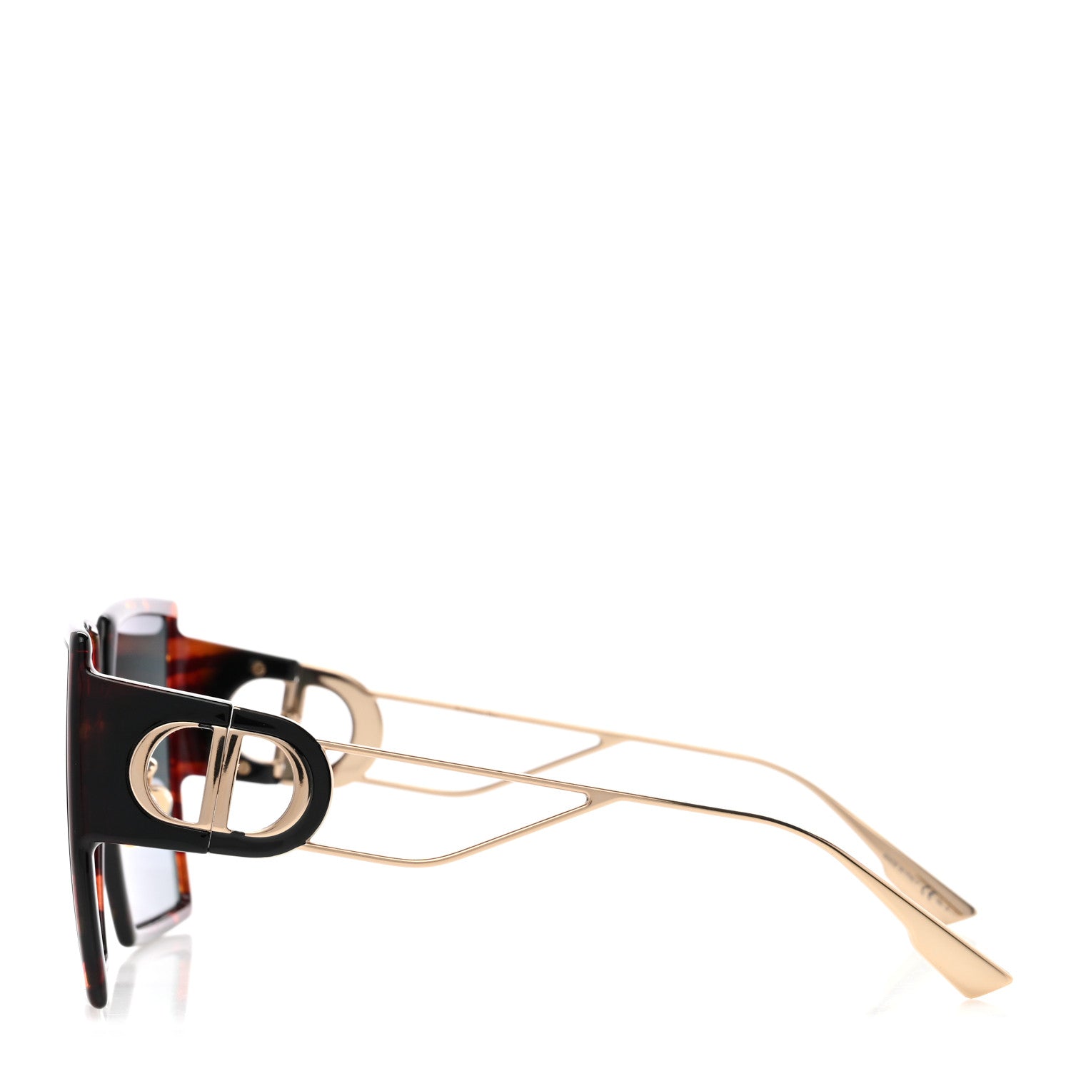 Christian Dior Square 30 Montaigne Sunglasses Tortoise 3 of 6