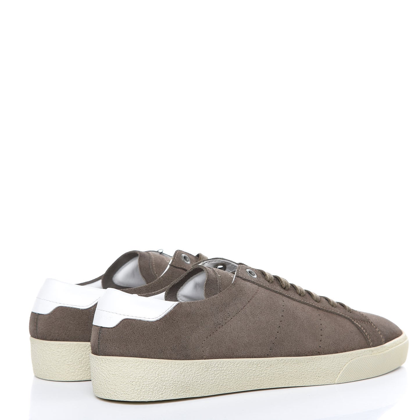 Suede Soho Mens Court Classic Sneakers 40 Kaki