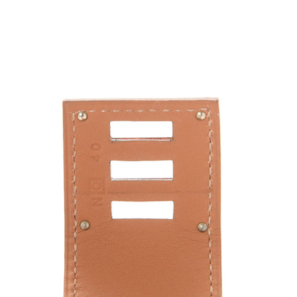 Hermes Lizard Kelly Dog Cuff Sanguine 7 of 9