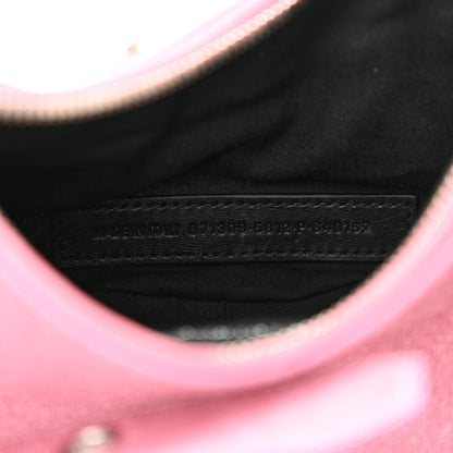 Balenciaga Sparkling Fabric Le Cagole Shoulder Bag XS Sweet Pink 7 of 11