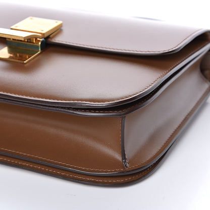 Celine Box Calfskin Medium Classic Box Flap Bag Camel 9 of 10