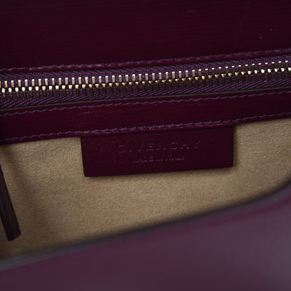 Givenchy Textured Calfskin Mini Pandora Box Crossbody Bag Dark Purple 5 of 8