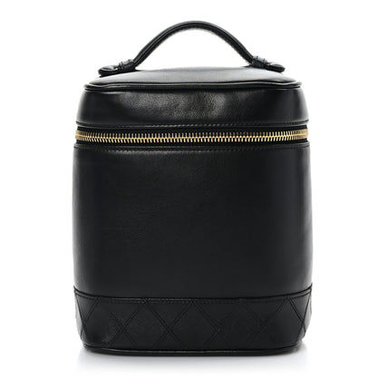 Chanel Lambskin Vanity Cosmetic Bag Black 1 of 12