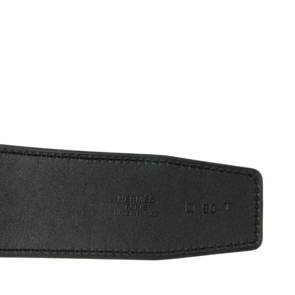 Hermes Epsom Reversible 42mm Belt Strap 90 Etain Black 4 of 5