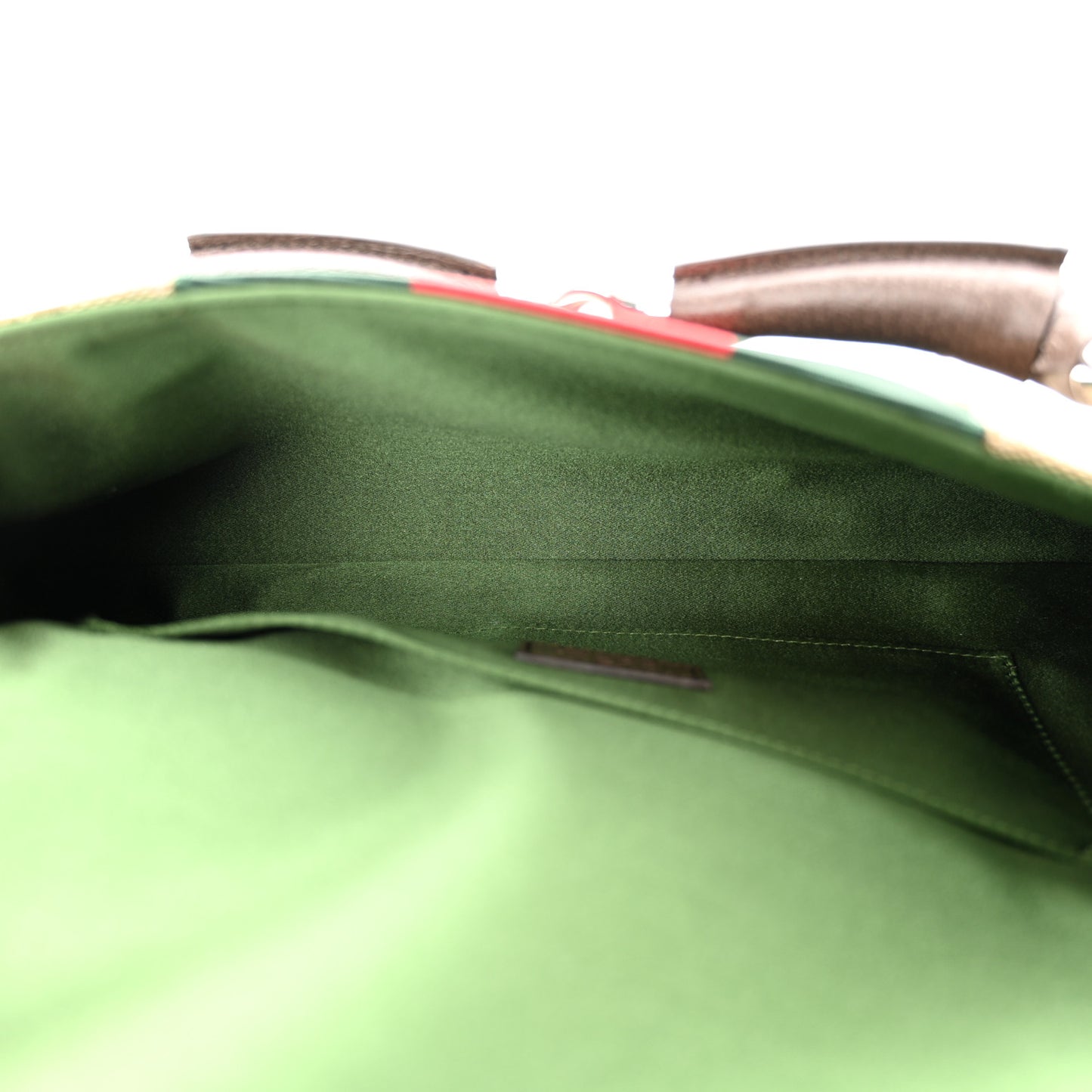 Monogram Textured Dollar Calfskin Heavy Grosgrain Web Medium Maxi Horsebit Chain Shoulder Bag Beige Ebony New Acero