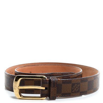 Louis Vuitton Damier Ebene Ellipse Belt 85 34 1 of 6