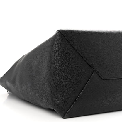 Celine Soft Grained Calfskin Medium Belt Cabas Phantom Black 8 of 13
