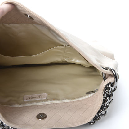 Chanel Lambskin Small Soft and Chain Hobo Beige 4 of 12