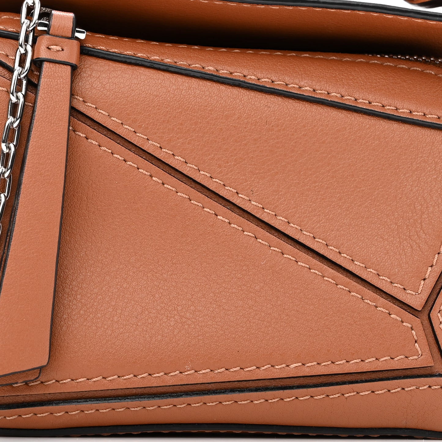 Calfskin Nano Puzzle Bag Tan
