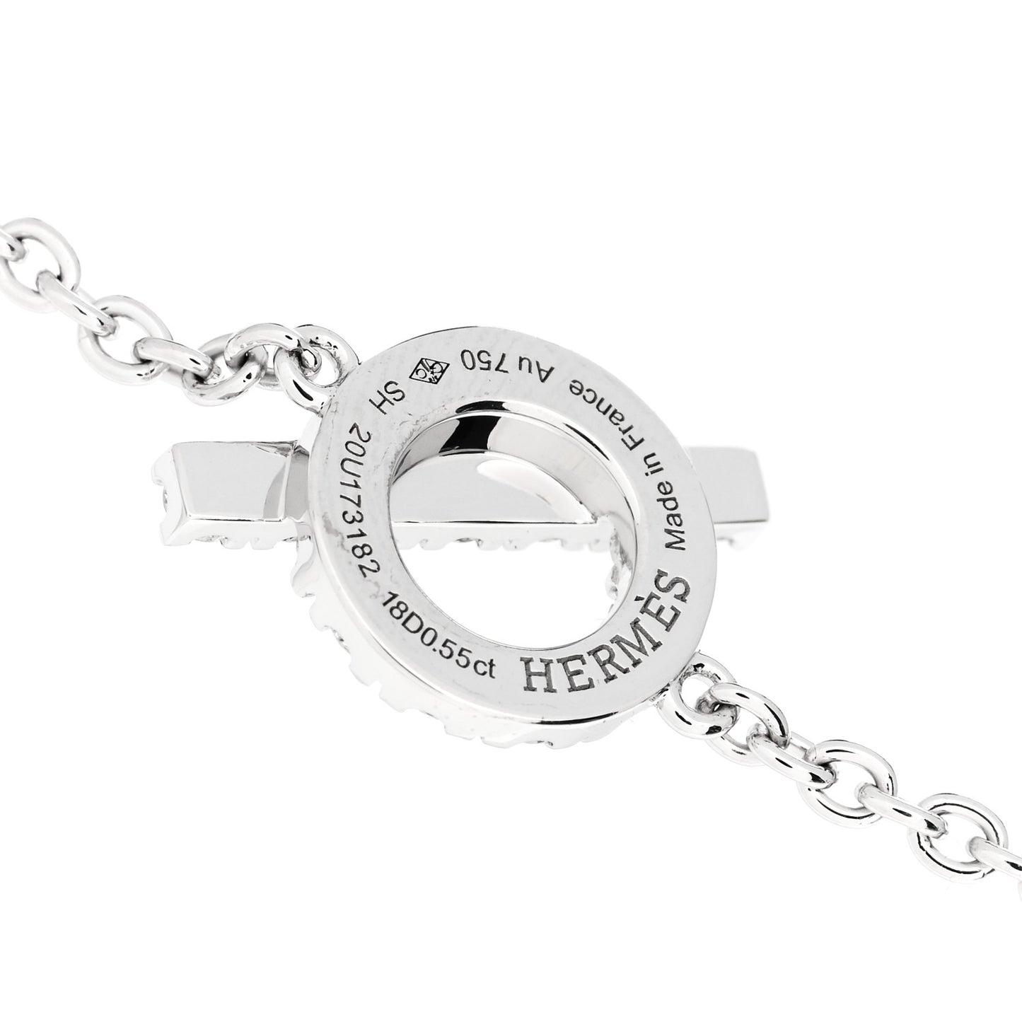 18K White Gold Diamond Finesse Bracelet SH