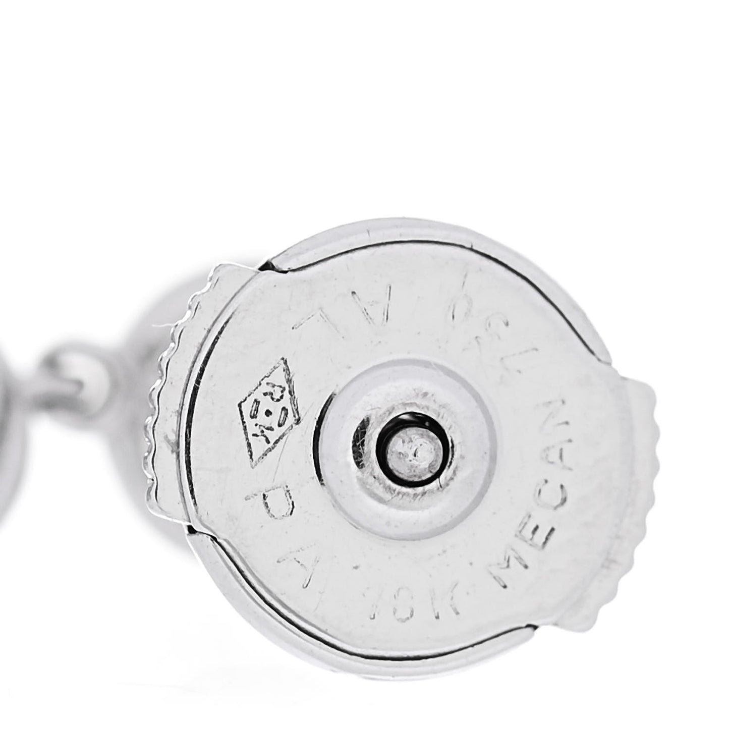 18K White Gold Diamond Palmyre Earrings