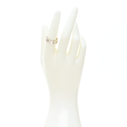 Cartier 18K White Gold 5.5mm LOVE Ring 54 6.75 2 of 4