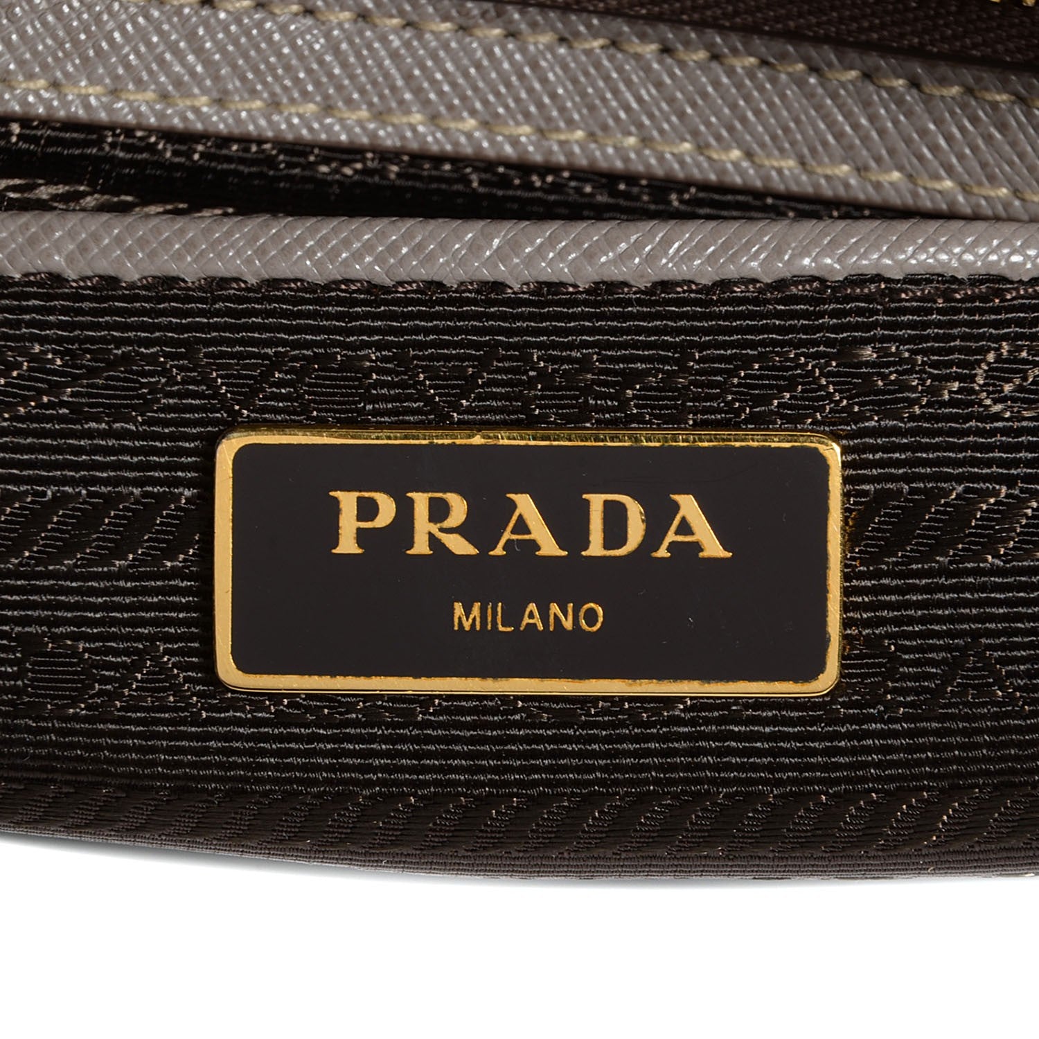 Prada Saffiano Lux Large Tote Argilla 6 of 11