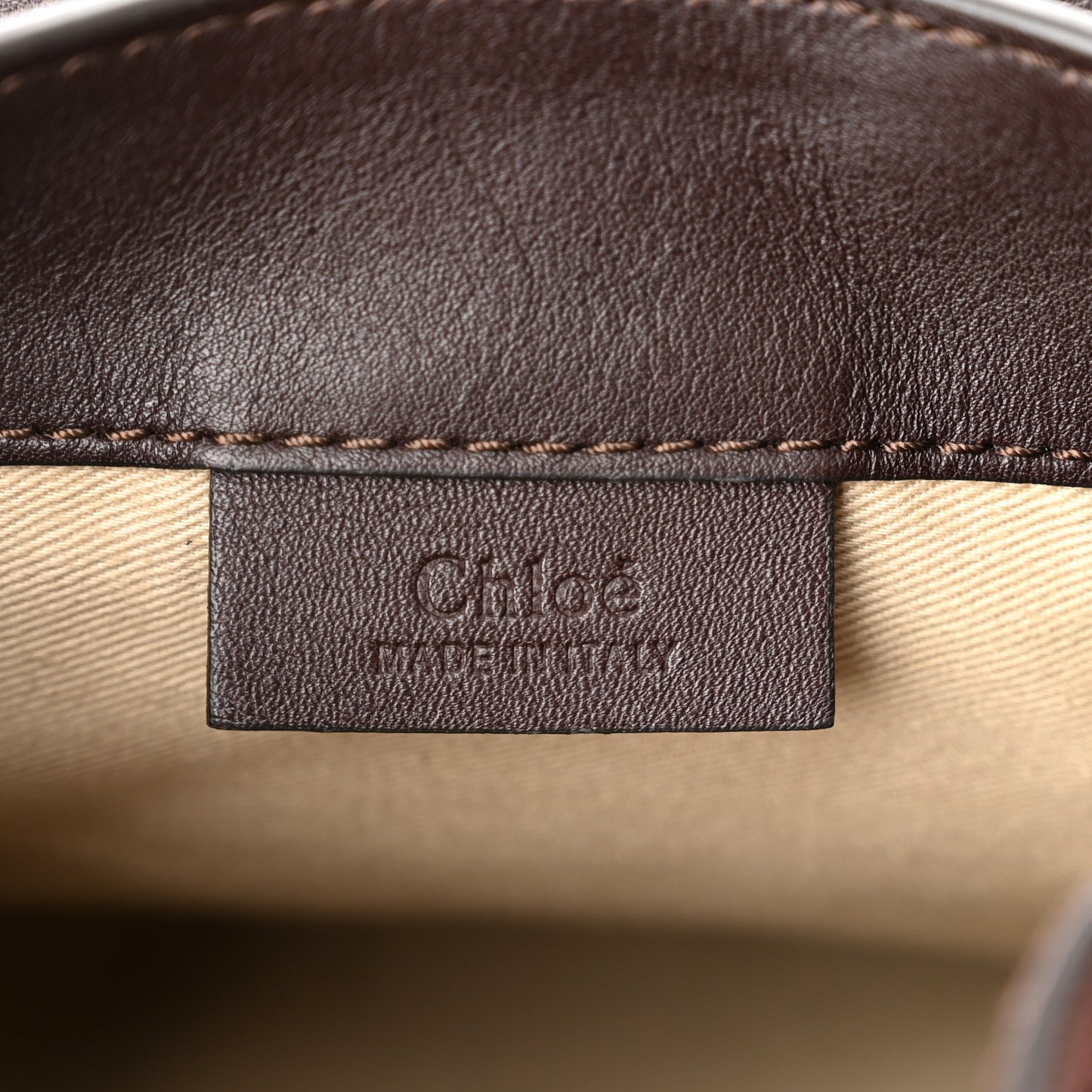 Suede Calfskin Mini Faye Backpack Carbon Brown