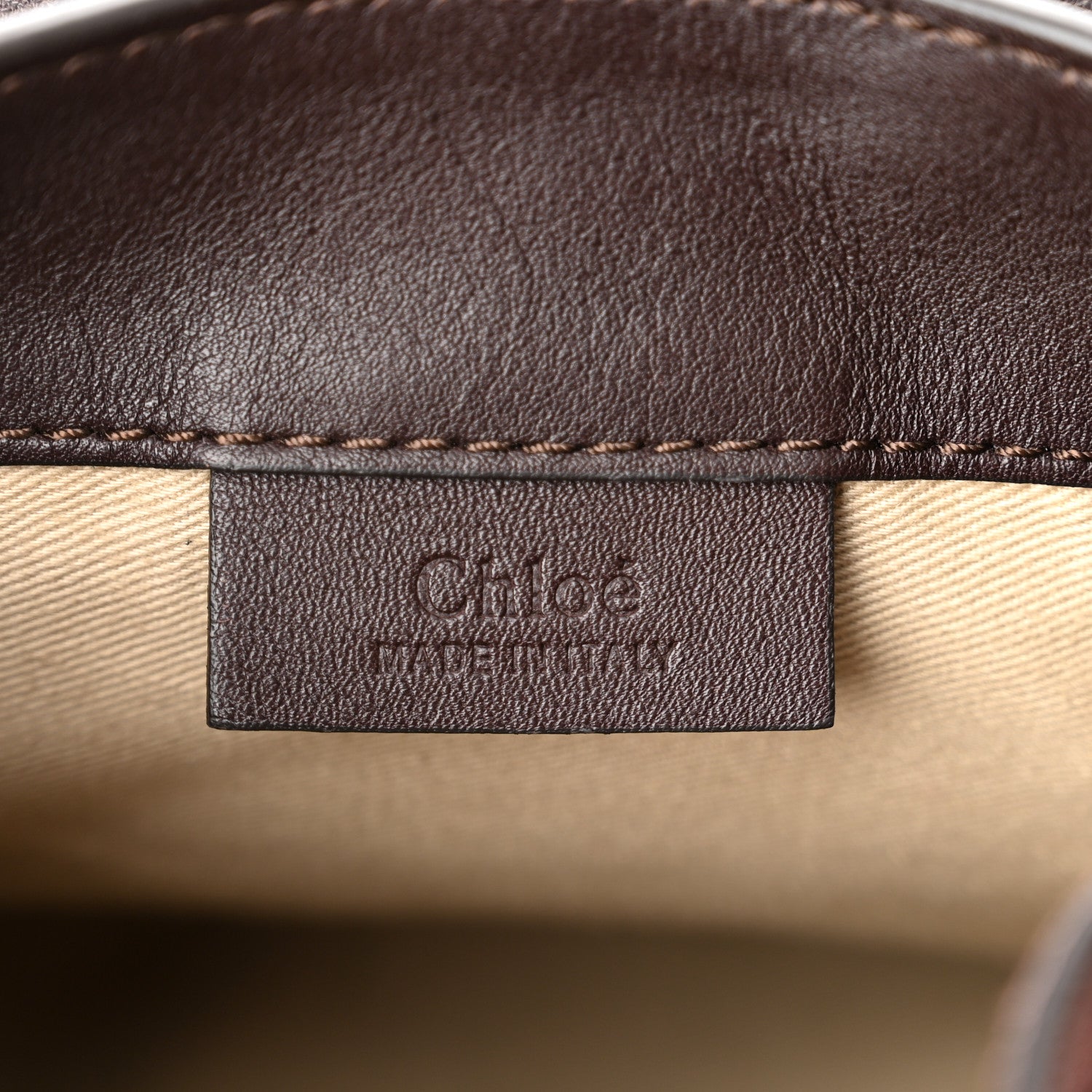 Chloe Suede Calfskin Mini Faye Backpack Carbon Brown 5 of 9