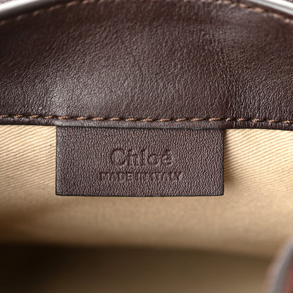 Chloe Suede Calfskin Mini Faye Backpack Carbon Brown 5 of 9