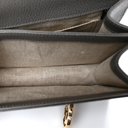 Gucci Dollar Calfskin Small Interlocking G Shoulder Bag Loess 6 of 12