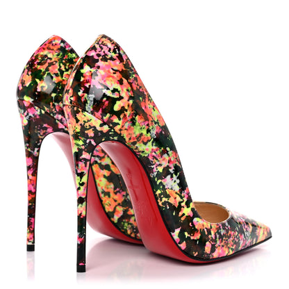 Christian Louboutin Patent Granite So Kate 120 Pumps 39 Multicolor 4 of 10