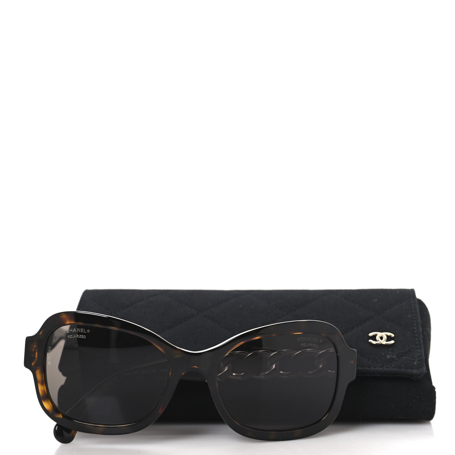 Chanel Acetate Chain Sunglasses 5465-Q Tortoise 1771581 – FASHIONPHILE