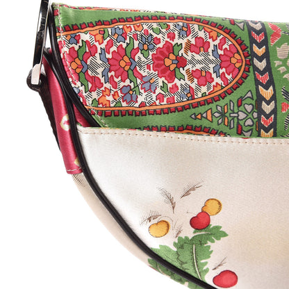 Christian Dior Silk Paisley Saddle Bag Multicolor 9 of 9