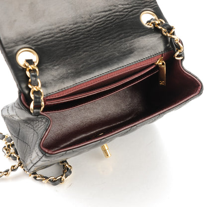 Chanel Lambskin Quilted Mini Square Flap Black 5 of 7