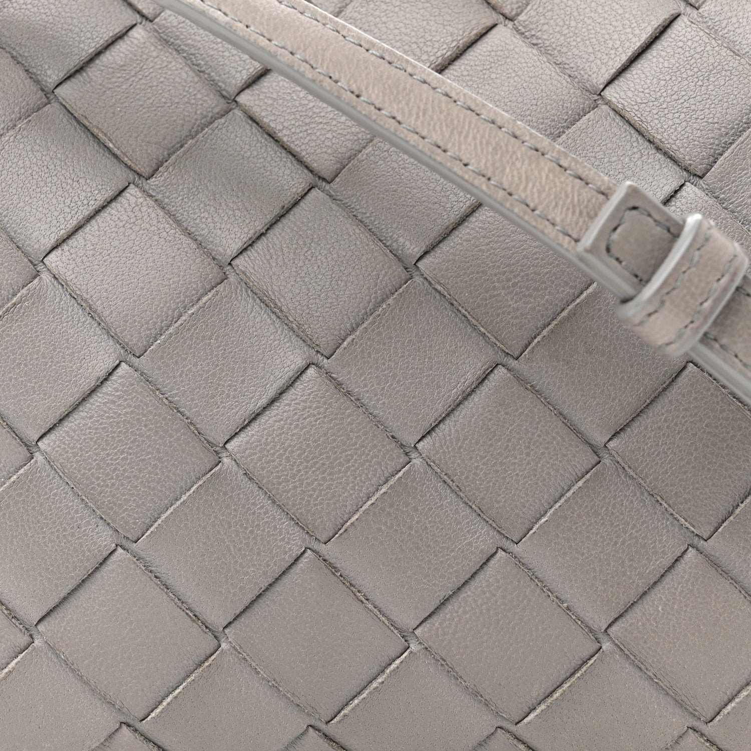 Bottega Veneta Nappa Intrecciato Nodini Mini Crossbody Grey 8 of 16