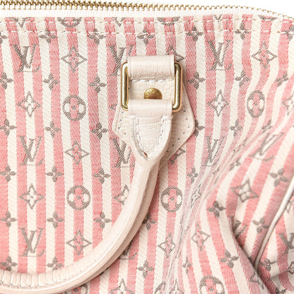 Louis Vuitton Mini Lin Croisette Speedy 30 Rouge 8 of 14
